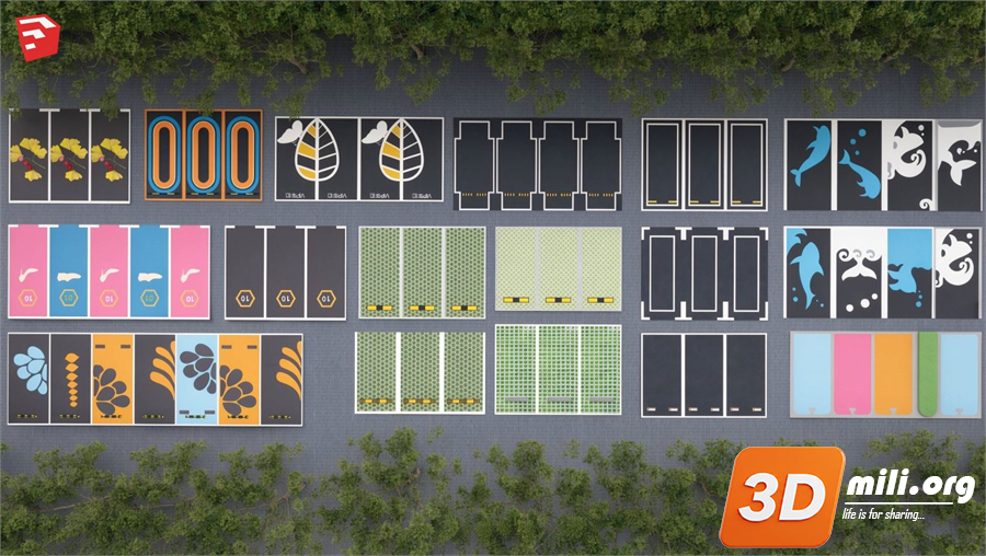 Parking lot Skp Files